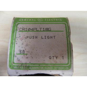 General Electric CR104PLT18G Green Push Button