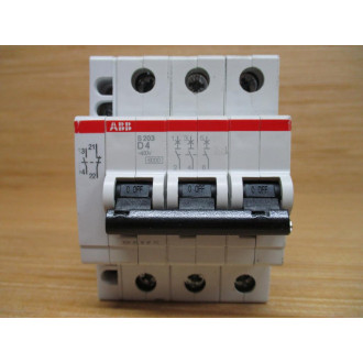 ABB S203 D4 4A Circuit Breaker 2CDS253001R0041 WS2C-H11L - Used