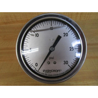Ashcroft 35-1009-AWL-02B-30 Dresser Pressure Gauge 351009AWL02B30