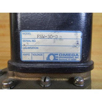 Omega FSW-30-D Flow Switch FSW30D - New No Box