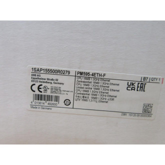 ABB 1SAP155500R0279 Processor Module PM595-4ETH-F Factory Sealed