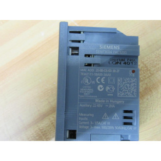 Siemens 7KM2111-1BA00-3AA0 Measuring Device PAC3200