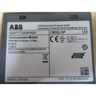 ABB 1SAP173200R0001 Communication Module CM592-DP - New No Box