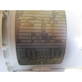 Leeson C6T17WK44A Washdown Motor 119476.00 - New No Box