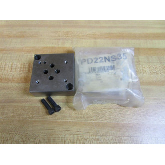 Daman Products DD03SPB4P Ductile Valve Subplate 1105