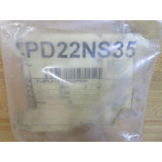 Daman Products DD03SPB4P Ductile Valve Subplate 1105