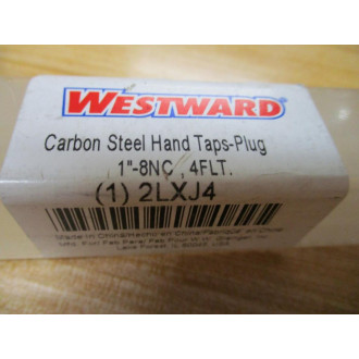 Westward 2LXJ4 Plug Tap 1"-NC, 4FLT (Pack of 3)