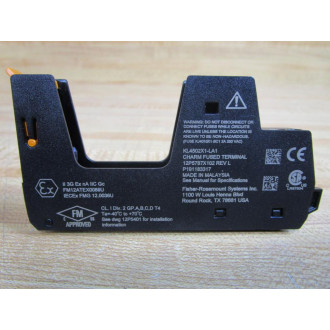 Fisher-Rosemount KL4502X1-LA1 Charm Terminal WOut Fuse - New No Box