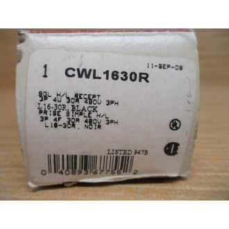 Cooper CWL1630R Self Grounding Receptacle
