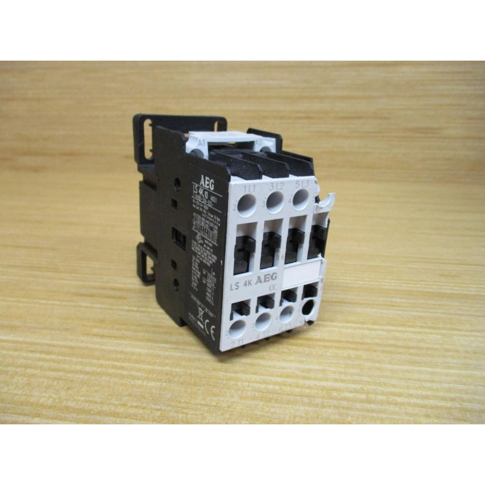 AEG LS4K.10 Contactor LS4K10 Damaged DIN Rail - Used