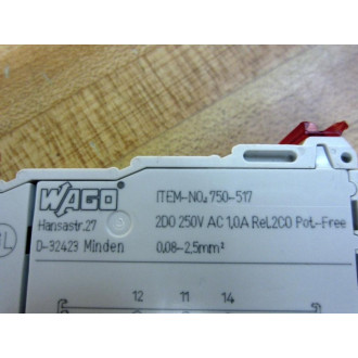Wago 750-517 Digital Output Module 750517 - Used