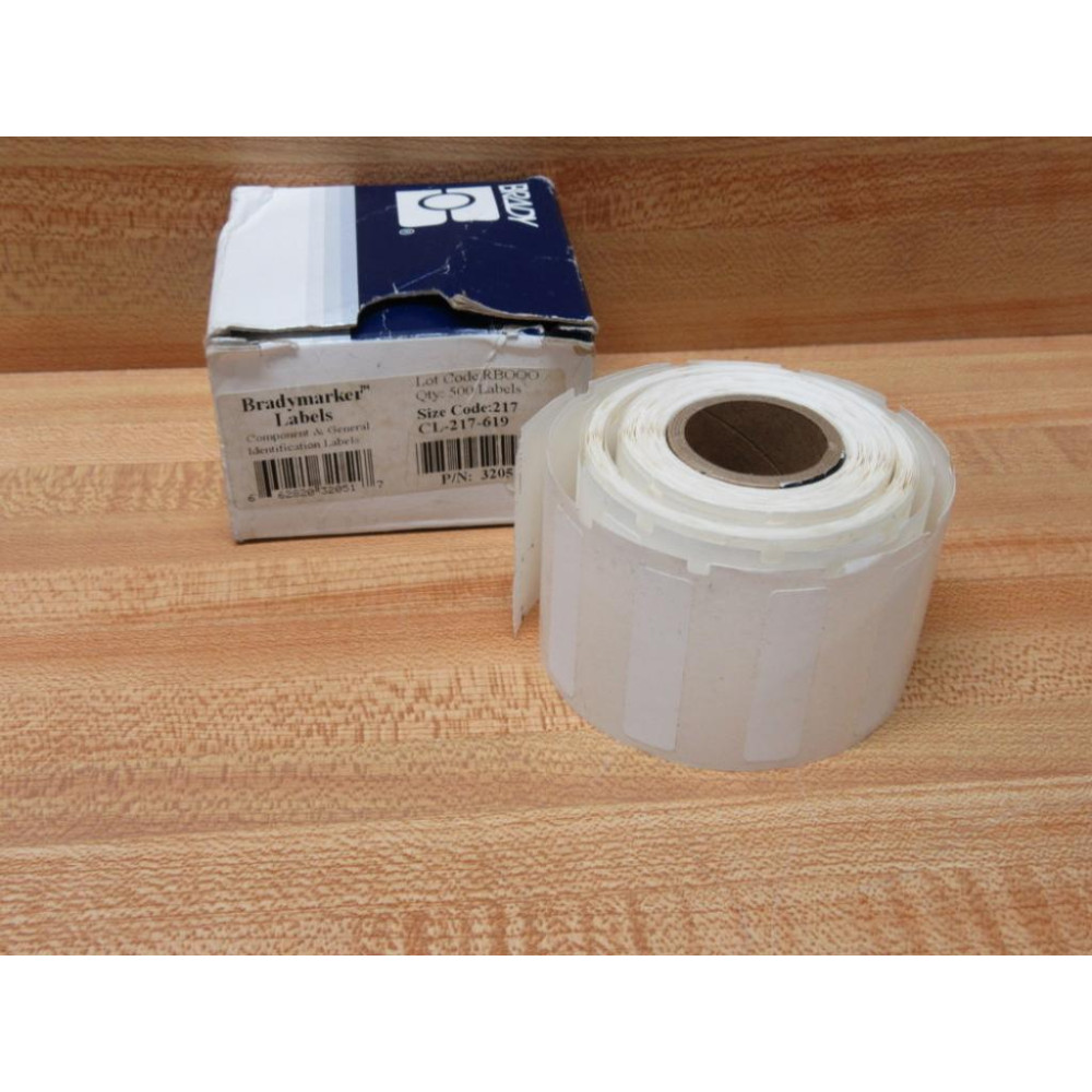 Brady CL-217-619 Identification Label 32051 34 Roll - Used