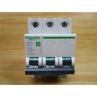 Schneider Eletric M9F22363 Square D 63A Breaker Merlin Gerin - Used