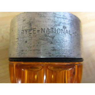 Pyle National PON5A Indicator Lighting Fixture With Amber Globe Globe+Base Only - Used