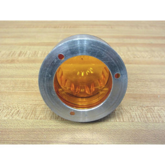 Pyle National PON5A Indicator Lighting Fixture With Amber Globe Globe+Base Only - Used
