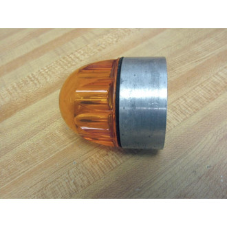 Pyle National PON5A Indicator Lighting Fixture With Amber Globe Globe+Base Only - Used