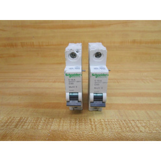 Schneider 24449 10A Breaker MG24449 Merlin Square D Single Pole (Pack of 2) - Used