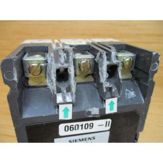 Siemens 3VF3111-1FL41-0AA0 50A Circuit Breaker Damaged Plastic - Used