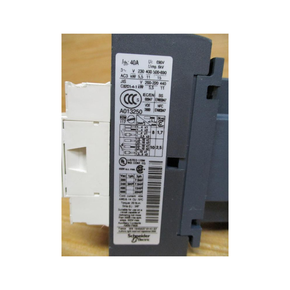 Schneider LC1D25P7 Telemecanique Contactor Square D - Used