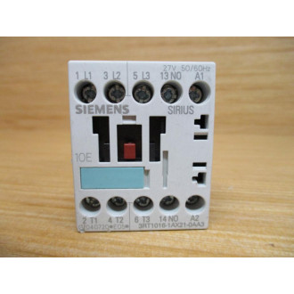 Siemens 3RT1016-1AX21-0AA3 Contactor 3RT10161AX210AA3 - Used
