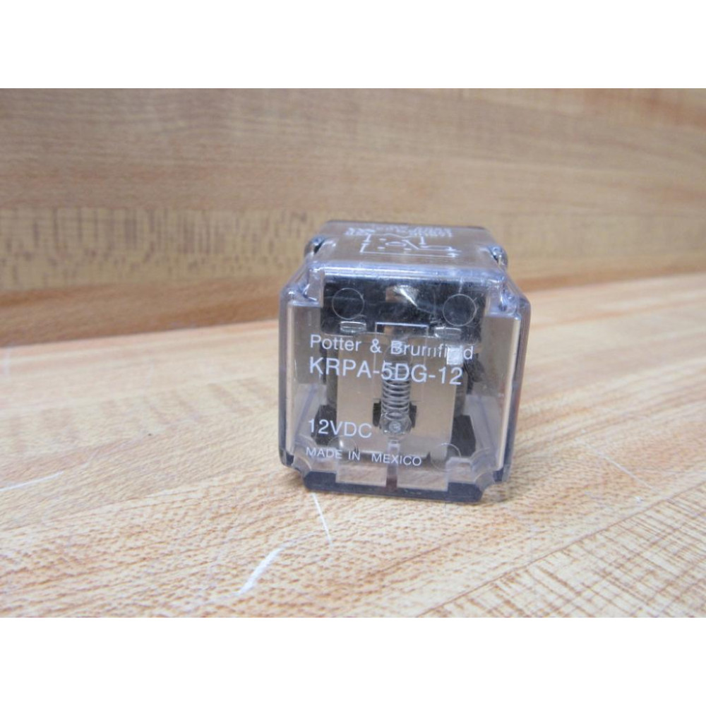 Potter & Brumfield KRPA-5DG-12V DC AMF Relay KRPA-5DG-12VDC - New No Box