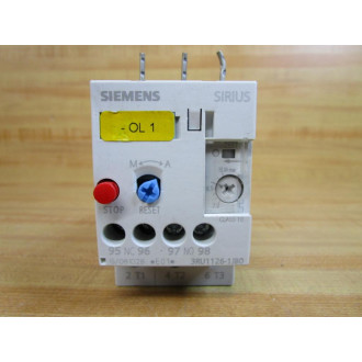Siemens 3RU1126-1JB0 Overload Relay 3RU11261JB0 - Used