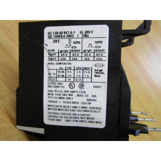 Siemens 3RU1126-1JB0 Overload Relay 3RU11261JB0 - Used