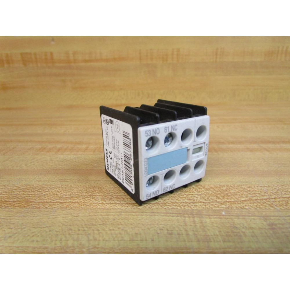 Siemens 3RH1911-1FA11 Auxiliary Switch Block 3RH19111FA11 - New No Box
