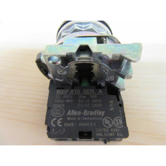Allen Bradley 800FM-KM22MX10 Selector Switch - New No Box