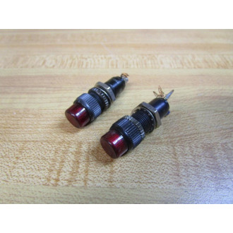Dialco 250-7538-14-504 Indicator Light 250753814504 Red (Pack of 2) - Used