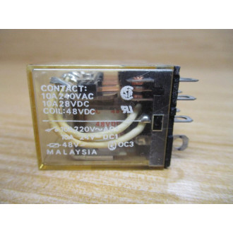 Omron LY4-48VDC Relay LY448VDC - New No Box