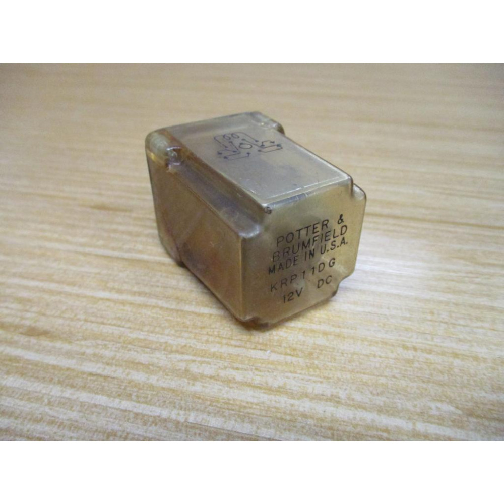 Potter & Brumfield KRP-11DG-12V DC Relay KRP11DG-12VDC - Used