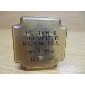 Potter & Brumfield KRP-11DG-12V DC Relay KRP11DG-12VDC - Used