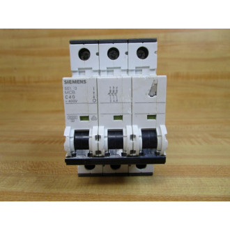 Siemens 5SY6340-7 40A Circuit Breaker 5SY63407 - Used
