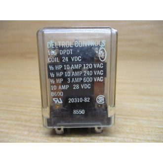 Deltrol Controls 20310-82 Relay 2031082 13HP 10AMP 120VAC (Pack of 2) - Used