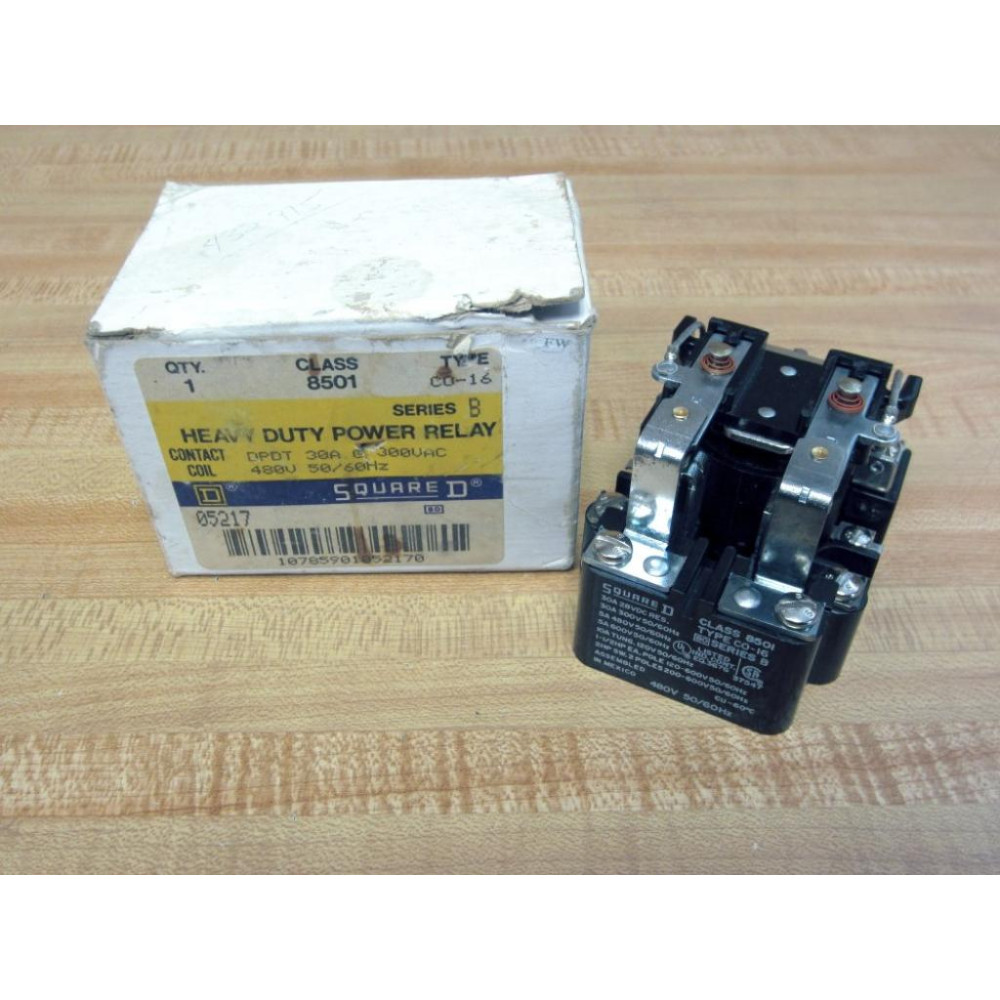 Square D 8501 CO-16 Relay 8501 C0-16 480V 5060Hz