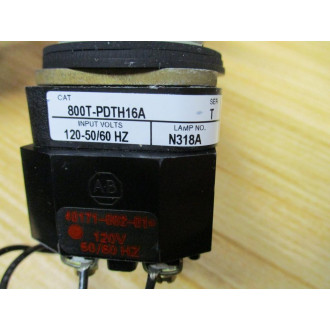 Allen Bradley 800T-PDTH16A Pilot Light W40171-002-01, 800T-N296 - New No Box