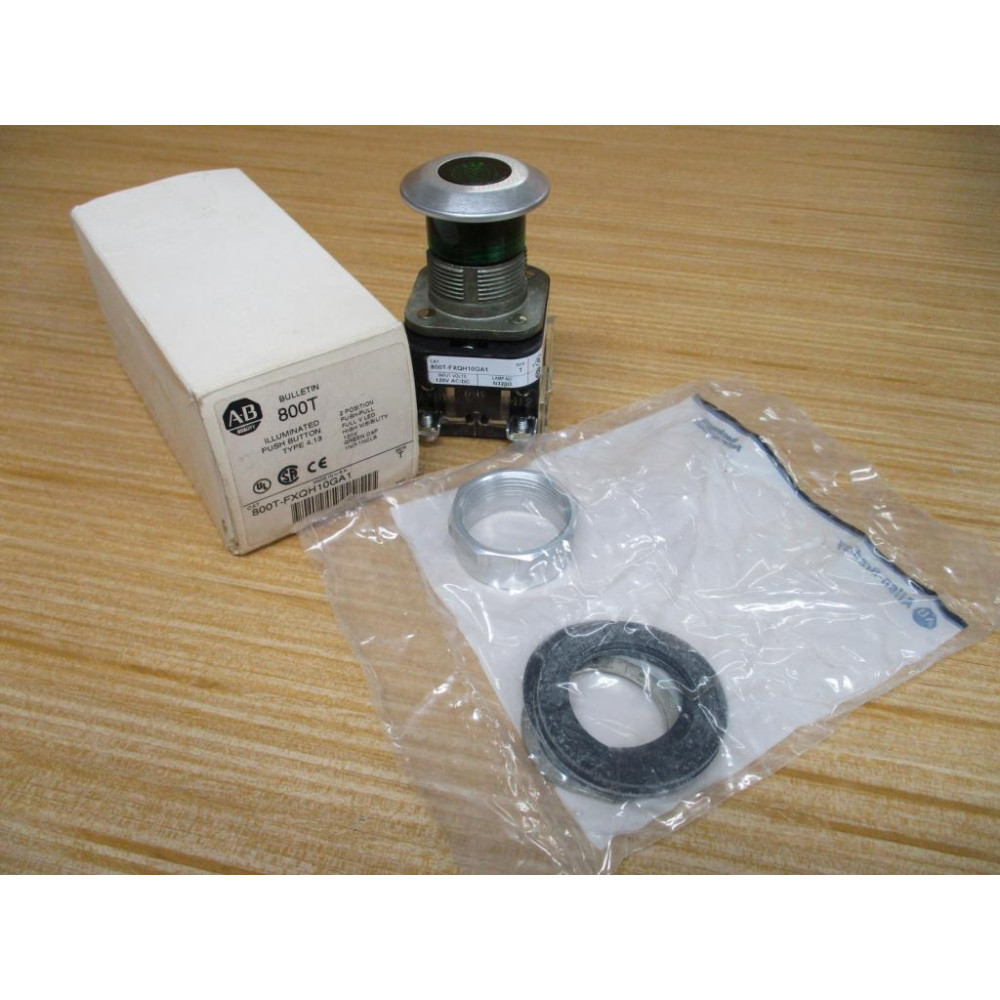 Allen Bradley 800T-FXQH10GA1 Push Button 800TFXQH10GA1 W800T-XA1,800T-Blank