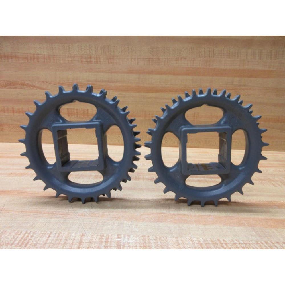Intralox S1100-5.1PD EZ Track Sprocket S1100 Square ID (Pack of 2) - New No Box