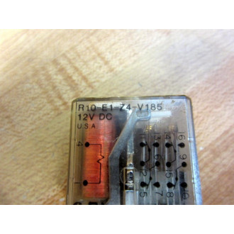 Potter & Brumfield R10-E1-Z4-V185-12V DC AMF Relay R10E1Z4V185 - Used
