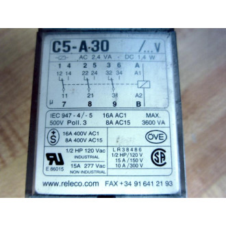 Turck C5-A30-AC120V Relay C5-A30-120VAC - Used