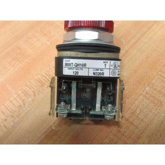 Allen Bradley 800T-QH10R Pilot Light Assy 800TQH10R W800T-Blank - New No Box