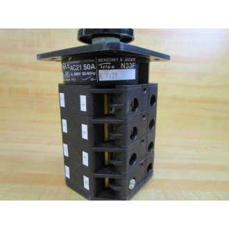 Benedikt & Jager N33F E 7127 Rotary Switch SWI-0185A WHandle