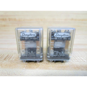 Dayton Electric 5X838E 120V Relay (Pack of 2) - Used
