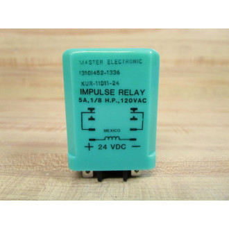 Master Electronic KUR-11D11-24 Impulse Relay KUR11D1124 - New No Box