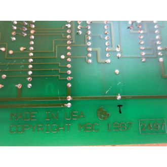MBC MID-64 Circuit Board 14033 PC6332 - Used