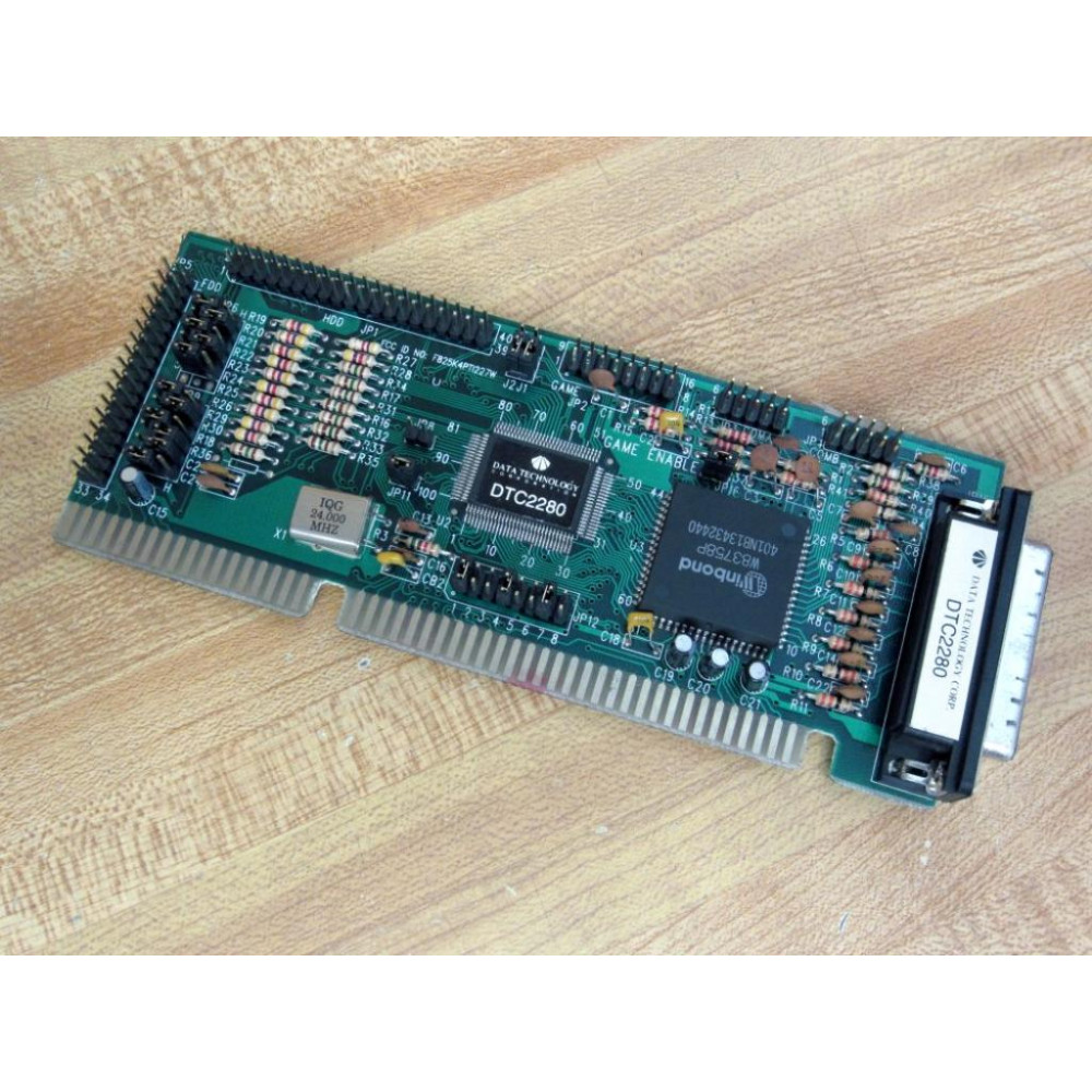 Data Technology DTC2280 16-Bit ISA IO Card WO Adapter Bar - Used