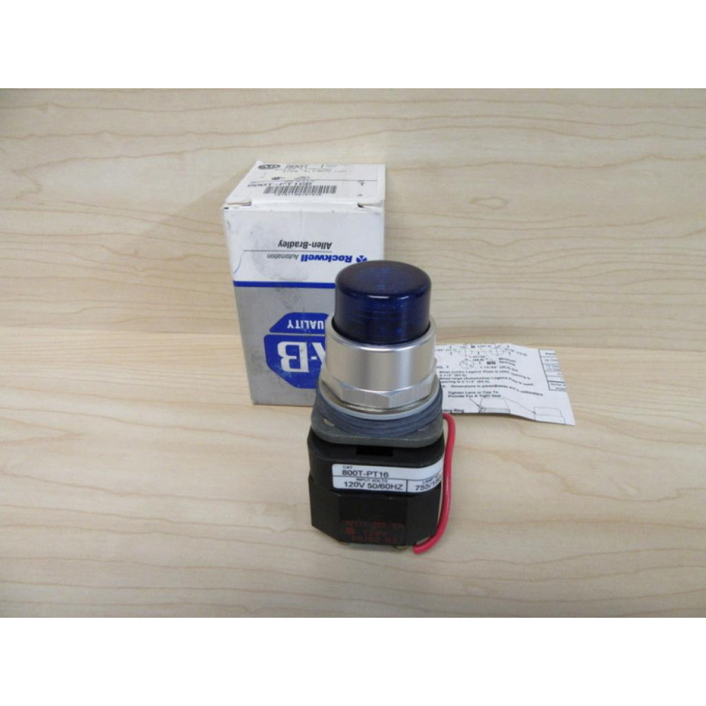 Allen Bradley 800T-PT16B Push Button 800TPT16B Allen Bradley 800T-PT16B Push Button 800TPT16B