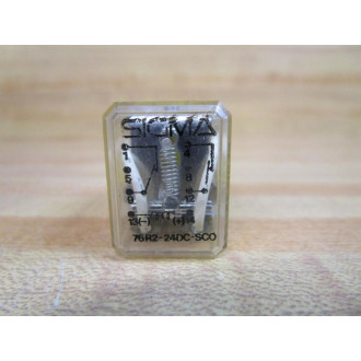 Sigma 76R2-24DC-SCO Micro Switch Relay 76R2-24DC-SC0 - Used