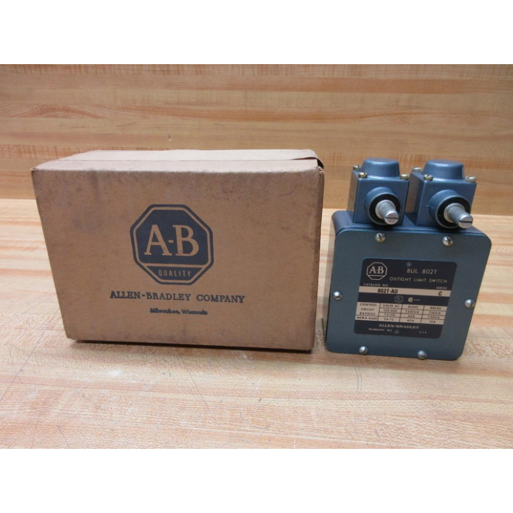 Allen Bradley 802T-AD Oiltight Limit Switch 802TAD